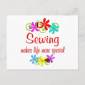Carte Postale La couture est spéciale (Devant)