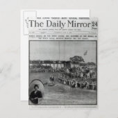Carte Postale La couverture du Daily Mirror (Devant / Derrière)