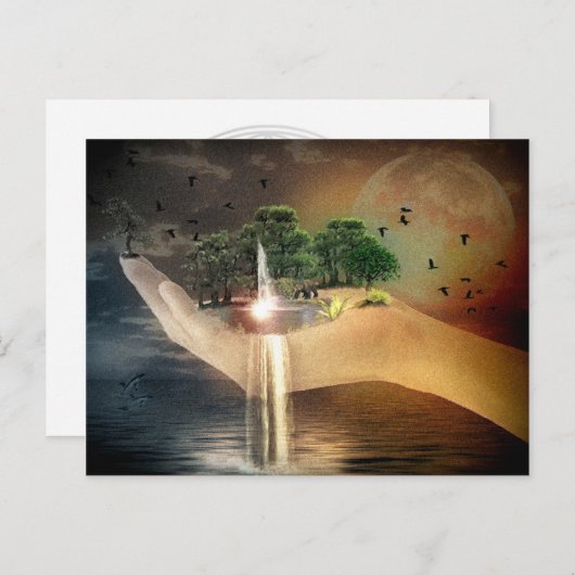 Carte Postale La Création (Devant / Derrière)