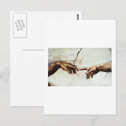 Carte Postale La création (Devant / Derrière)