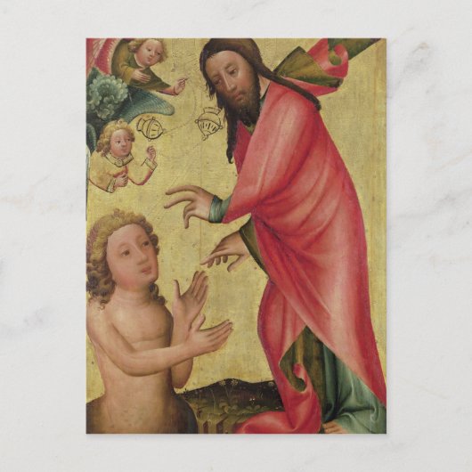 Carte Postale La création d'Adam (Devant)