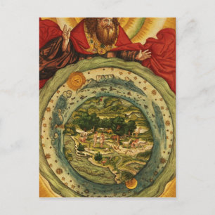 Carte Postale La Création, de la Bible Luther, c.1530