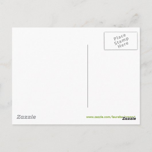 Carte Postale La créature vit (Dos)