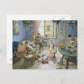 Carte Postale La crèche, 1889 (Devant / Derrière)