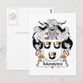 Carte Postale La crête de famille Monteiro (Devant / Derrière)