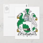 Carte Postale La crête de la famille O'Callaghan (Devant / Derrière)