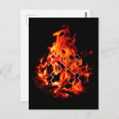 Carte Postale La Croix maya de la Grande Mère (Feu) (Devant / Derrière)