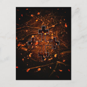 Carte Postale La Croix maya de la Grande Mère (Terre)