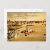 Carte Postale La Crosse, Wisconsin (1873) (Devant / Derrière)