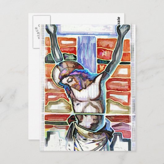 CARTE POSTALE LA CRUCIFIXE (Devant / Derrière)