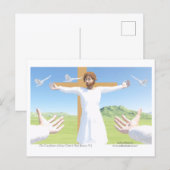 Carte Postale La Crucifixion de Jésus (Devant / Derrière)