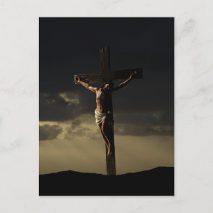 Carte Postale La Crucifixion de Jésus ou Vendredi Saint