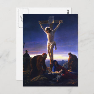Carte Postale La Crucifixion de Jésus. Pâques aux beaux-arts