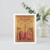 Carte Postale La Crucifixion (température sur panneau) (Debout devant)