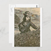 Carte Postale La cueillette des baies (Devant / Derrière)