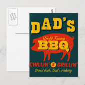 Carte Postale La Cuisine de papa (Devant / Derrière)