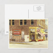 Carte Postale La cuisine de sucrerie d'Olympia (Devant / Derrière)