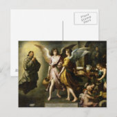 Carte Postale La cuisine des Anges, 1646 (Devant / Derrière)