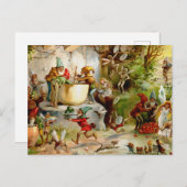 Carte Postale La cuisine des Gnomes - 1895 (Devant / Derrière)