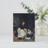 Carte Postale La Cuisine Lave-Linge (Debout devant)