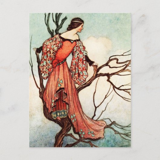 Carte Postale La cuisinière en fer : La Princesse perdue grimpe  (Devant)