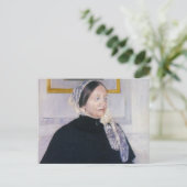 Carte Postale La dame à la table de thé (Debout devant)