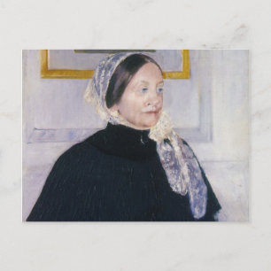 Carte Postale La dame à la table de thé