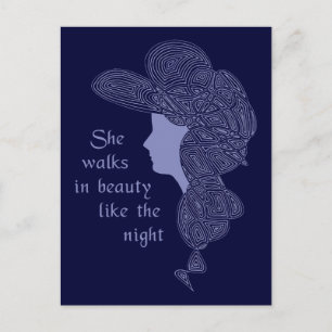 Carte Postale La Dame de Byron