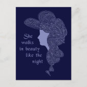 Carte Postale La Dame de Byron (Devant)