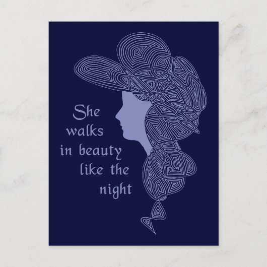 Carte Postale La Dame de Byron (Devant)