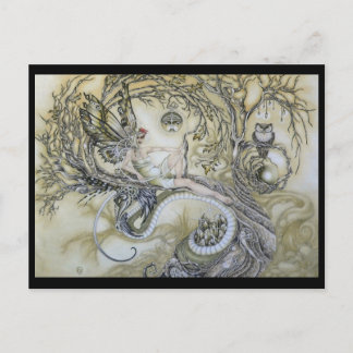 Carte Postale La Dame de la Forêt