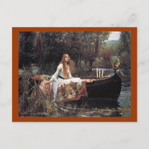 Carte Postale La Dame de Shallot Postcard