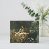Carte Postale La Dame de Shalott de Waterhouse (Debout devant)