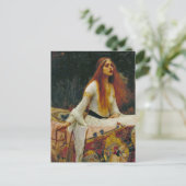 Carte Postale La Dame de Shalott sur l'eau (Debout devant)