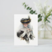 Carte Postale La Dame de Thé de l'après-midi (Debout devant)