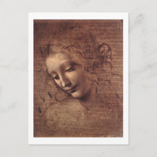 Carte Postale La Dame des Cheveux Disheveled