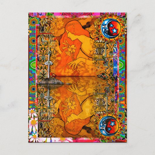 Carte Postale La Dame Du Lac (Devant)