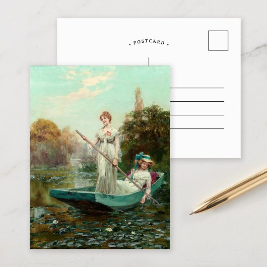 Carte Postale La Dame du lac | Henry John Yeend King