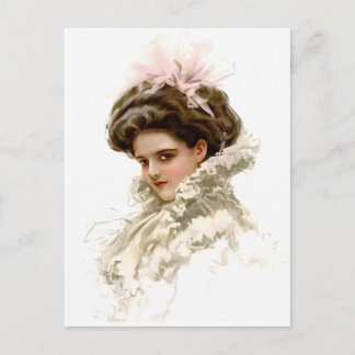 Carte Postale La Dame en profil