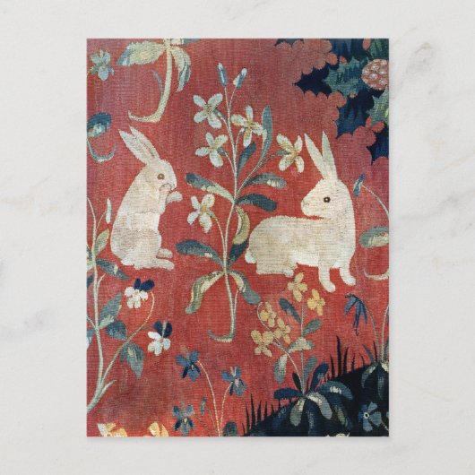 Carte Postale La Dame et la licorne : 'Goût' (Devant)