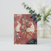 Carte Postale La Dame et la licorne : 'Goût' (Debout devant)