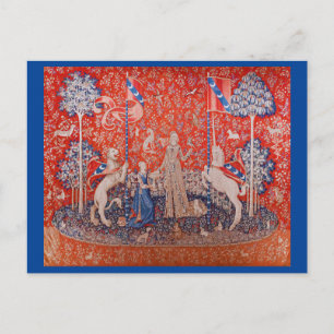 Carte Postale La Dame et la licorne / Goût