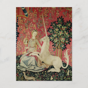 Carte Postale La Dame et la licorne : 'Vue'