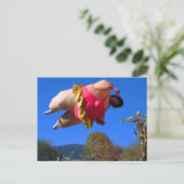 Carte Postale La Dame Graisse Rebondit (Debout devant)