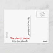 Carte Postale La danse cerise (Dos)