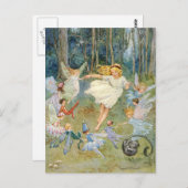 Carte Postale La danse dans l'anneau de fée (Devant / Derrière)