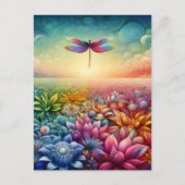 Carte Postale La Danse de la libellule (Devant)