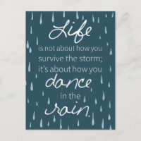 La danse de l'affirmation dans la pluie Citations 