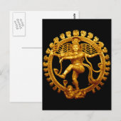 Carte Postale La danse de Shiva (Devant / Derrière)