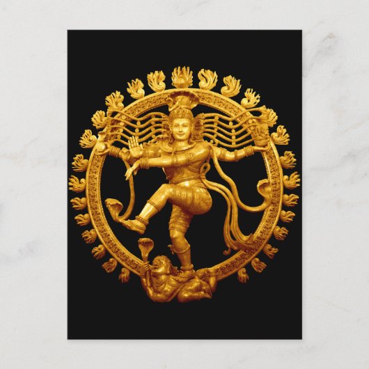 Carte Postale La danse de Shiva (Devant)